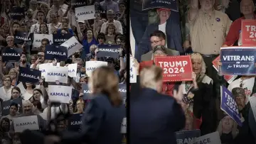 Zasłona do filmu "The Choice 2024: Harris vs. Trump" #1194954
