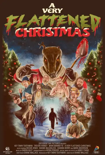 A Very Flattened Christmas plakat