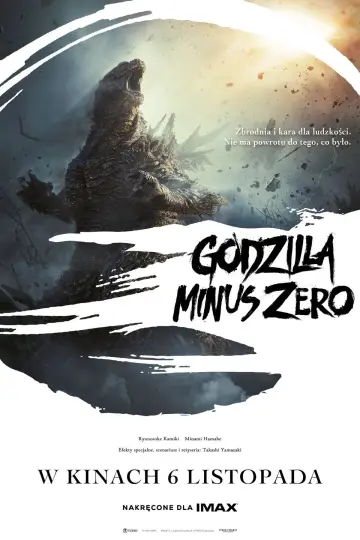 Godzilla Minus Zero plakat