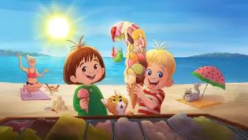 Lotte & Totte: Min første ven plakat