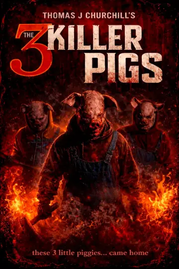 Plakat do filmu "The 3 Killer Pigs" #1636657