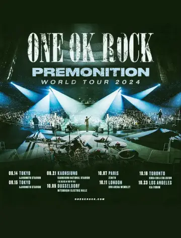 Plakat do filmu "ONE OK ROCK 2024 PREMONITION WORLD TOUR at KAOHSIUNG NATIONAL STADIUM" #880591