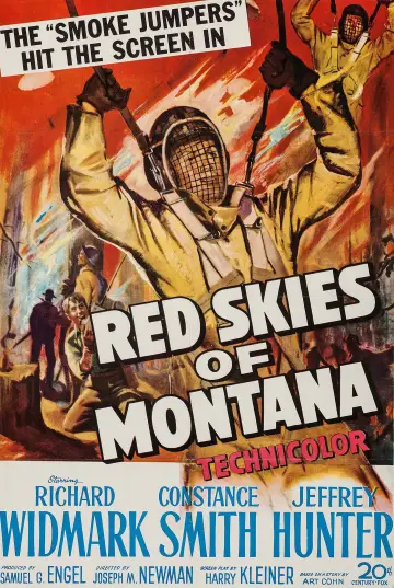 Plakat do filmu "Red Skies of Montana" #1640381