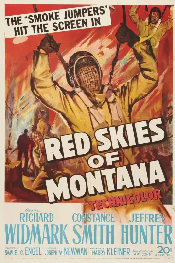 Plakat do filmu "Red Skies of Montana" #1640382