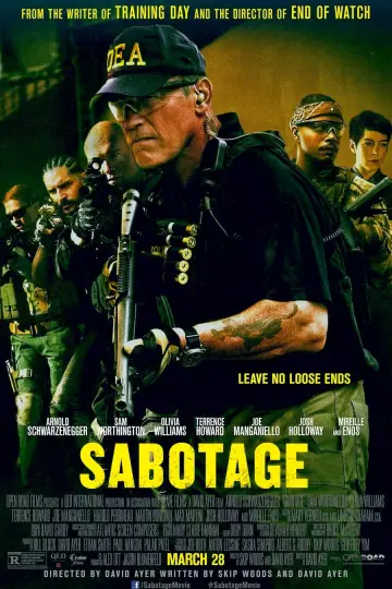 Plakat do filmu "Sabotaż" #890754