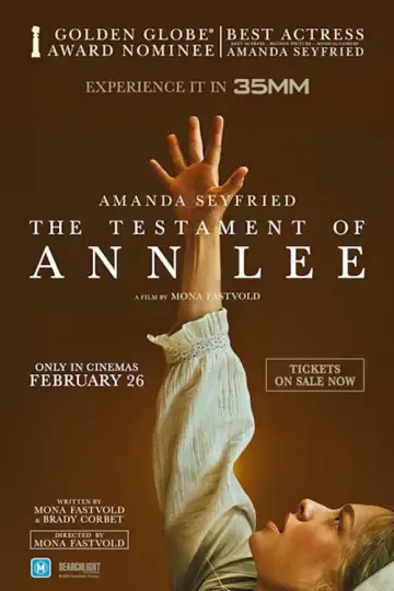 Plakat do filmu "Testament Ann Lee" #761983