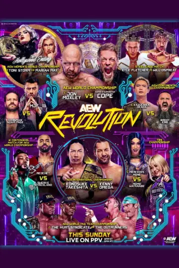 Plakat do filmu "AEW Revolution 2025" #1433698
