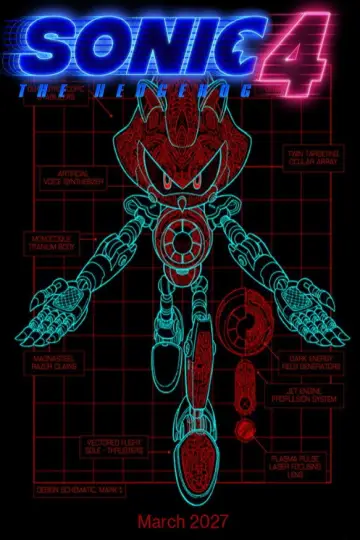 Plakat do filmu "Sonic 4. Szybki jak błyskawica" #1628529