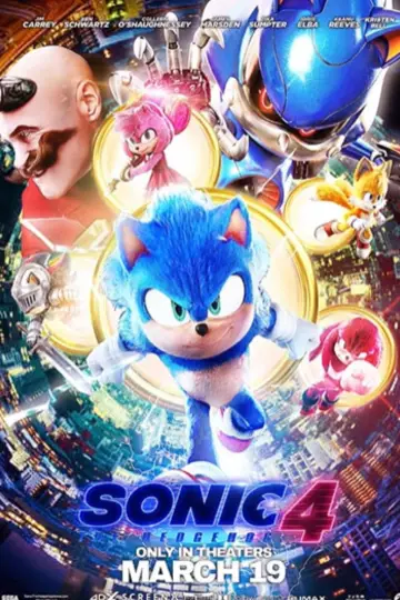 Plakat do filmu "Sonic 4. Szybki jak błyskawica" #1828337