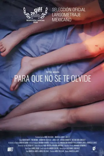 Plakat do filmu "Para que no se te olvide" #1187309