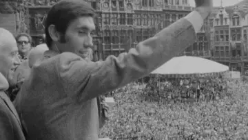 Zasłona do filmu "Eddy Merckx, dans la roue d