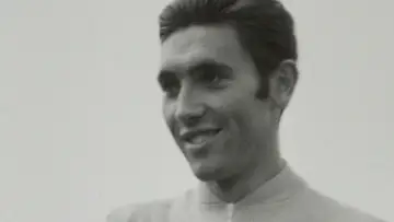Zasłona do filmu "Eddy Merckx, dans la roue d