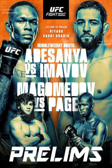 Plakat do filmu "UFC Fight Night 250: Adesanya vs. Imavov" #1616808