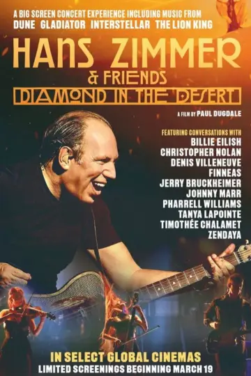 Plakat do filmu "Hans Zimmer & Friends: Diamond in the Desert" #782358