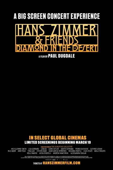 Plakat do filmu "Hans Zimmer & Friends: Diamond in the Desert" #782360