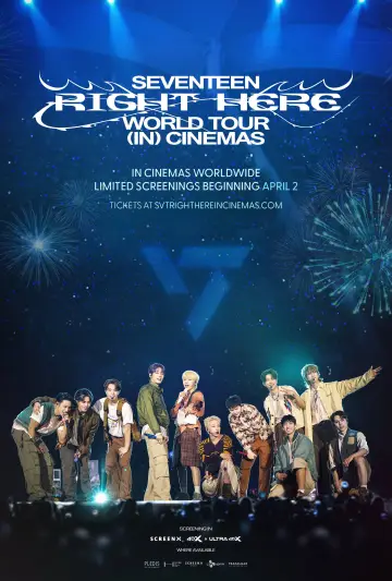 Plakat do filmu "세븐틴 [라잇 히어] 월드 투어 인 시네마" #981844