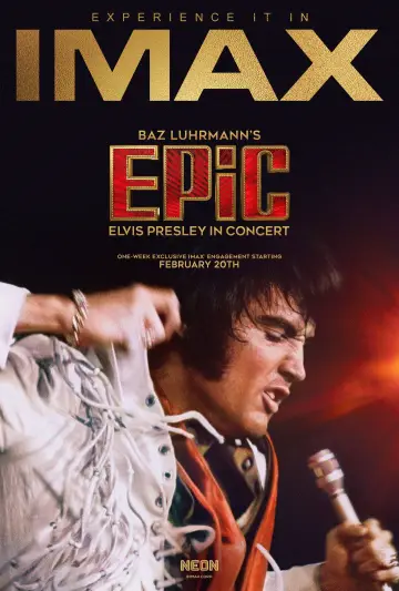 Plakat do filmu "EPiC: Elvis Presley in Concert" #529539
