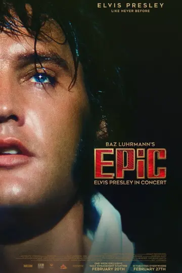 Plakat do filmu "EPiC: Elvis Presley in Concert" #762590