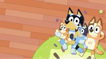 Zasłona do filmu "Bluey