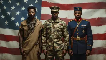 Zasłona do filmu "Black Men in Uniform: The Untold Story" #537539