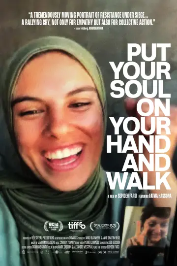 Plakat do filmu "Put Your Soul on Your Hand and Walk" #624831
