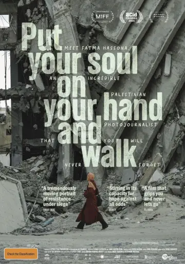 Plakat do filmu "Put Your Soul on Your Hand and Walk" #624835