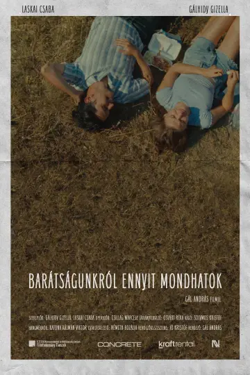 Plakat do filmu "Barátságunkról ennyit mondhatok" #928018