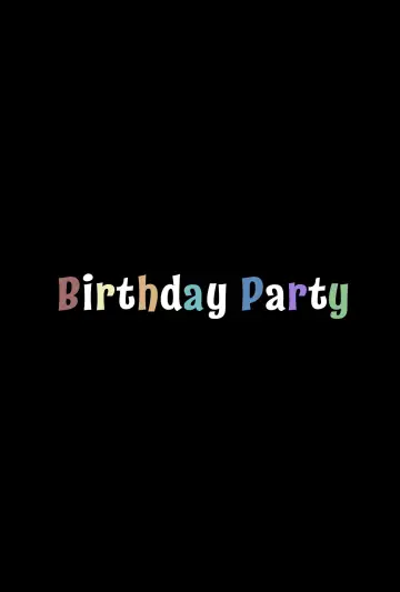 Birthday Party plakat