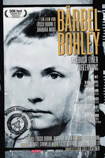 Plakat do filmu "Bärbel Bohley - Tagebuch einer Auflehnung" #833215