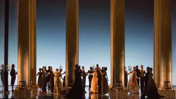 Zasłona do filmu "The Metropolitan Opera: Eugene Onegin" #787400