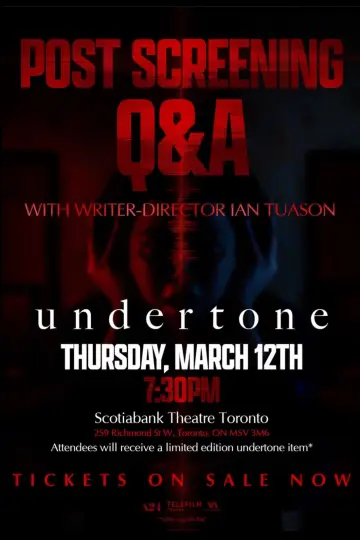 Plakat do filmu "The Undertone" #762639