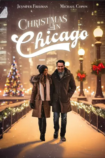 Christmas in Chicago plakat