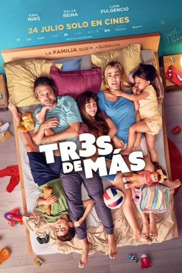 Tres de más