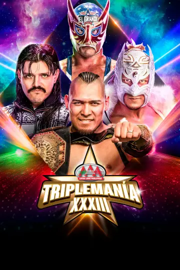 AAA Triplemanía XXXIII plakat