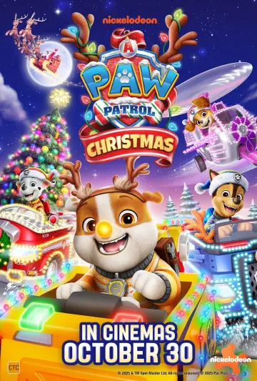 Plakat do filmu "Psi patrol. Pieski ratują święta" #616773