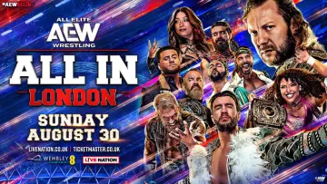 Zasłona do filmu "AEW All In: London" #1567266