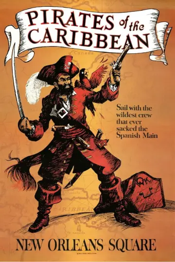 Pirates of the Caribbean | Disneyland Resort plakat
