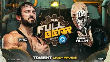 Zasłona do filmu "AEW Full Gear 2025" #1191684