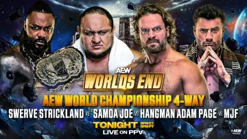 Zasłona do filmu "AEW Worlds End 2025" #934975