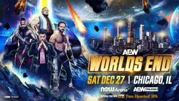 Zasłona do filmu "AEW Worlds End 2025" #934977