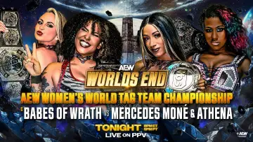 Zasłona do filmu "AEW Worlds End 2025" #934980