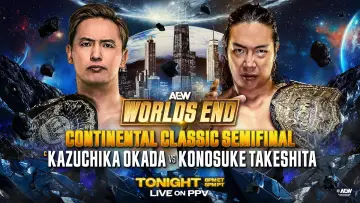 Zasłona do filmu "AEW Worlds End 2025" #934984