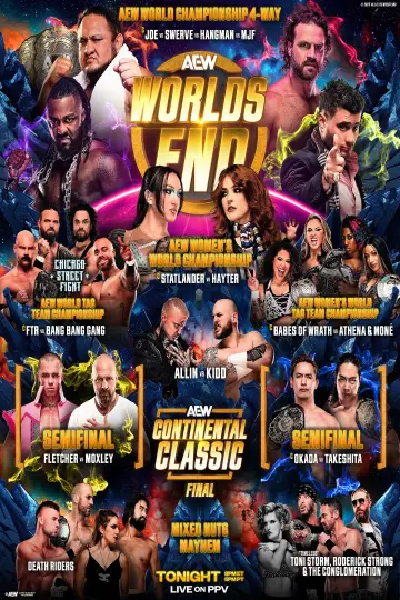 Plakat do filmu "AEW Worlds End 2025" #934994