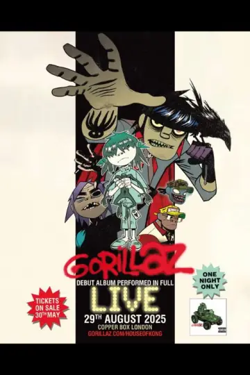 Plakat do filmu "Gorillaz Live (YouTube Music Nights)" #1843919