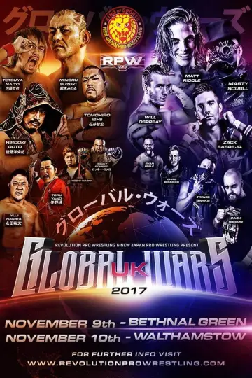 RevPro & NJPW: Global Wars UK 2017 - Night 1 plakat