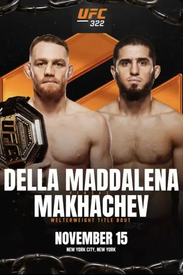 Plakat do filmu "UFC 322: Della Maddalena vs. Makhachev" #1296298