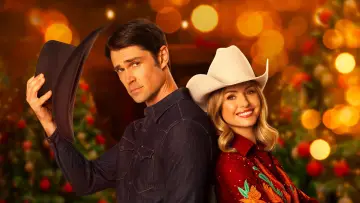 Zasłona do filmu "Rodeo Christmas Romance" #1615594