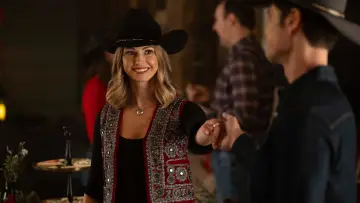 Zasłona do filmu "Rodeo Christmas Romance" #1615596