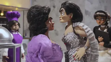 Zasłona do filmu "Women Wearing Shoulder Pads: English Dub, Movie-Length Version" #869666