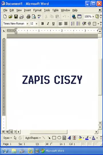 Plakat do filmu "Zapis Ciszy" #1184786